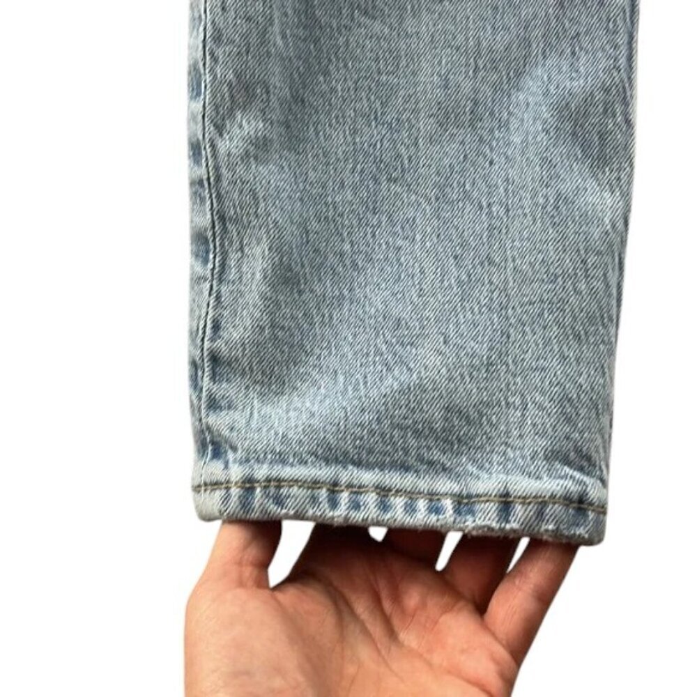 Zara High Rise Distressed Jeans Size 4 - Picture 13 of 13